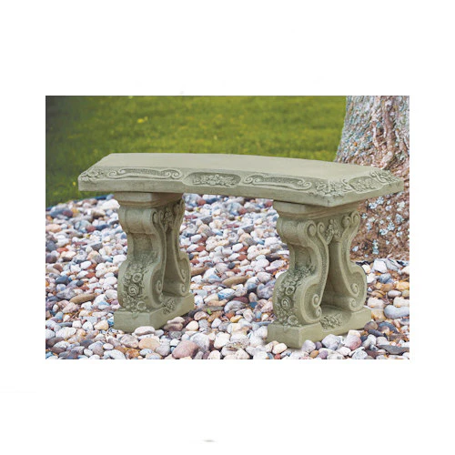Floral Curved Bench 39" Long - Image 3