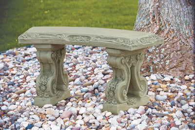 Floral Curved Bench 39" Long - Image 4