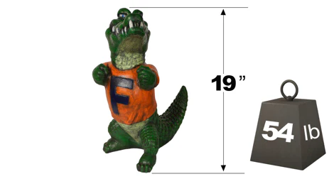 Florida Gators Albert Mascot Statue Team Colors 19" High - Image 2