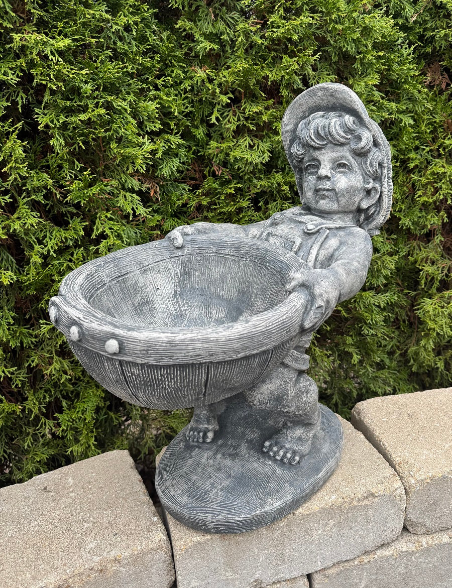 Flower Boy Planter Sculptural Urn – Petite 19" High