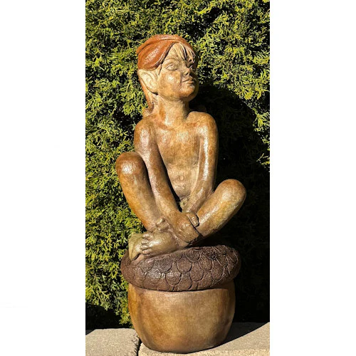 Forest and Willow Children of the Forest Garden Statue Pair - Image 2