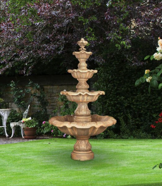 Four Tier Renaissance Estate Fountain 99" High - Image 2