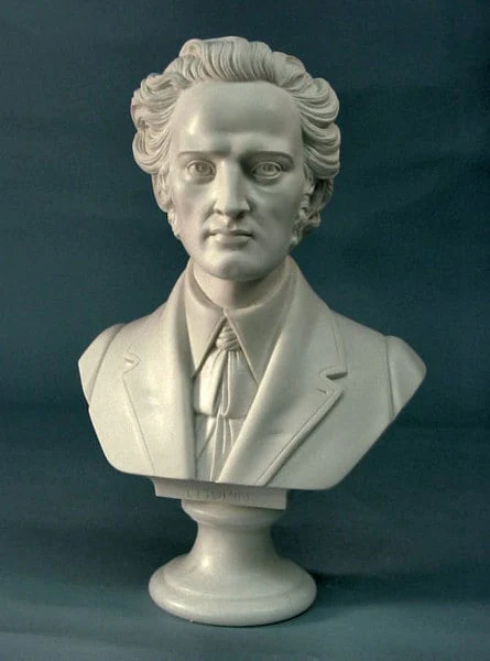 Chopin Frederick Composoer Bust 13" High - Image 7