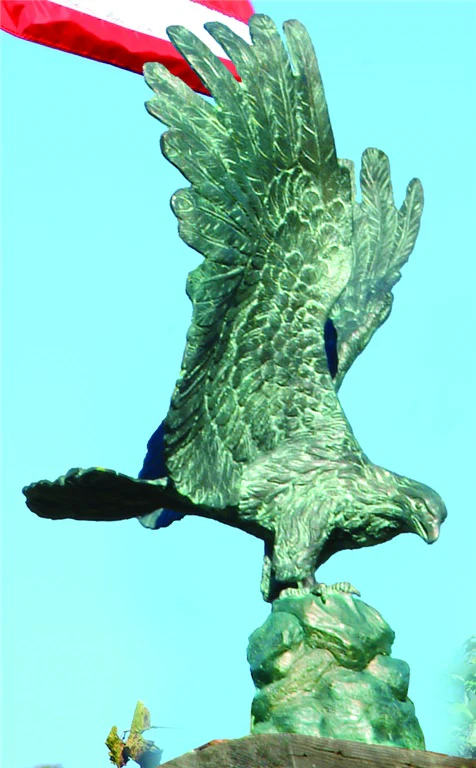 Freedom Eagle Bronze Sculpture 36" High