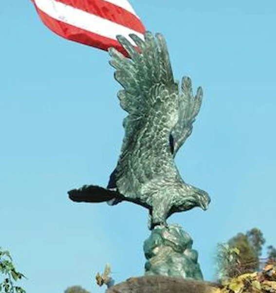 Freedom Eagle Bronze Sculpture 36" High - Image 2