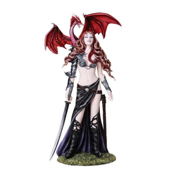 Furionchires Fairy with Dragon Statue by Nene