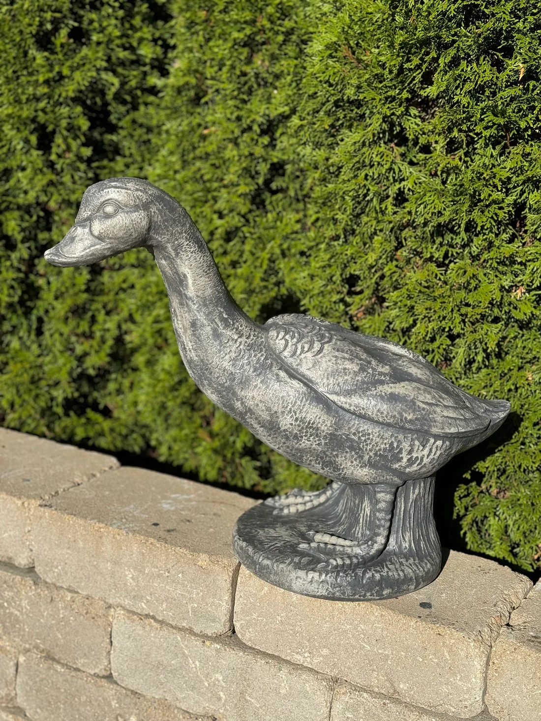 Gander Goose Garden Statue 18" High