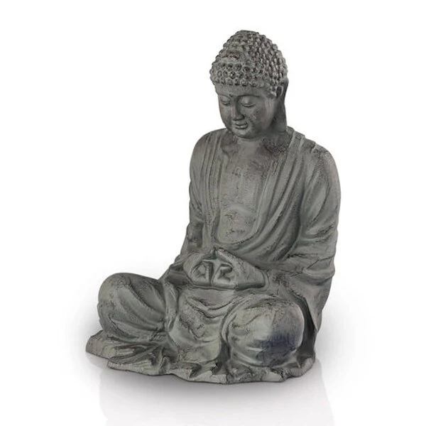 Garden Buddha Aluminum Sculpture - Image 3