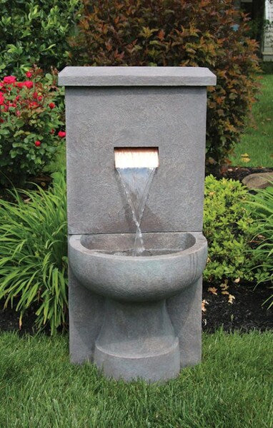 Garden Cascade Fountain with Light 45" High - Image 2