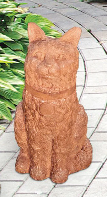 Cat Memorial Garden Statue 13.5" High - Image 2