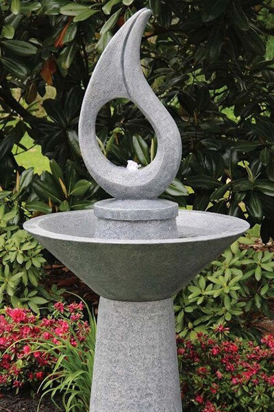 Garden Droplet Fountain with Light - Image 3