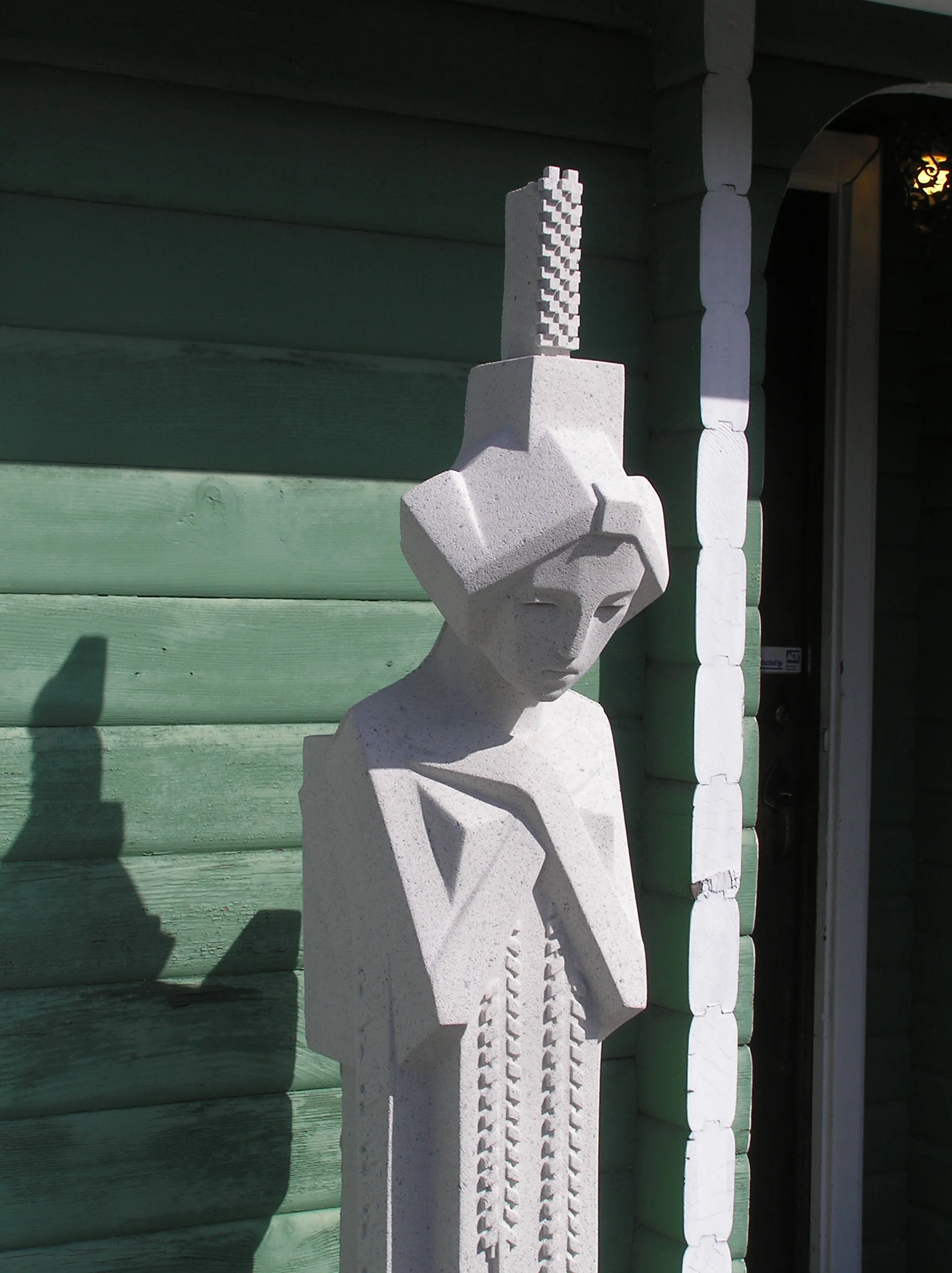 Garden Sprite With Comb Estate Statue by Frank Lloyd Wright 73"H - Image 2