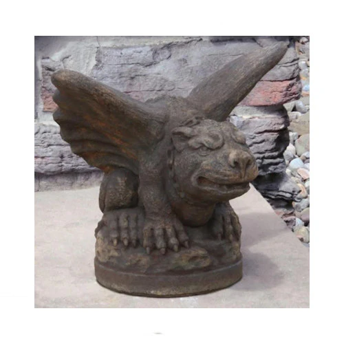 Gargoyle Bat Cast Stone Sculpture - Image 2