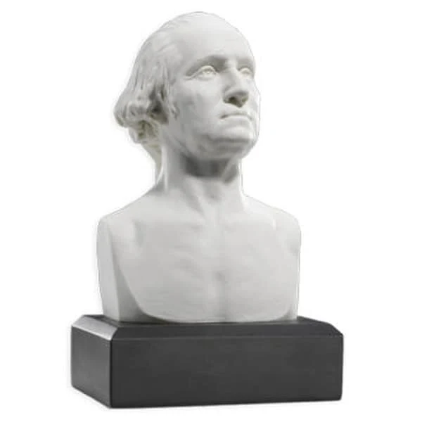 George Washington Bust 6" By Houdon Statue - Image 2