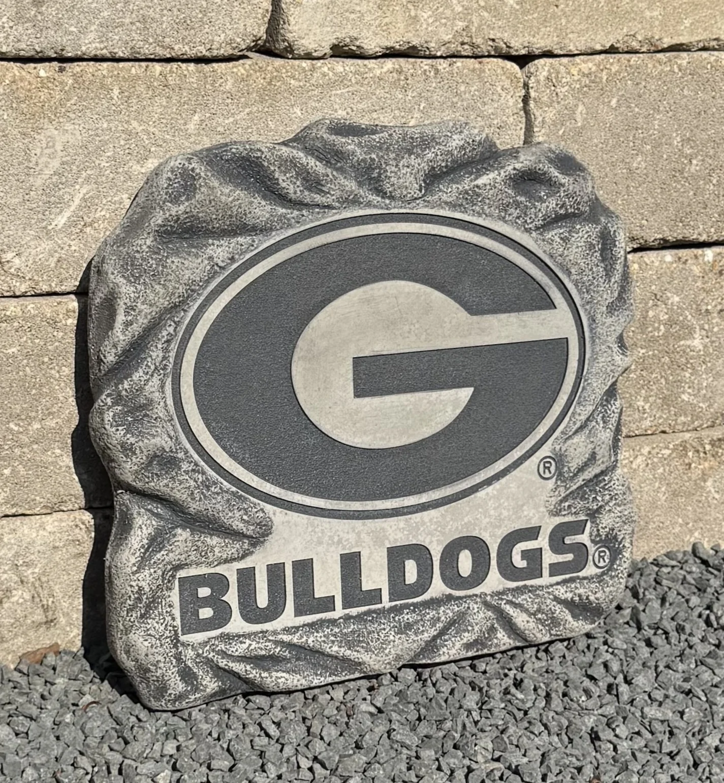 Georgia Bulldogs Logo Stepping Stone 11" Wide