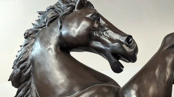 Giant Bronze Rearing Horse Sculpture - Image 10