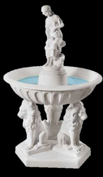 Girl with Pitcher Fountain Carrara Marble - Image 2