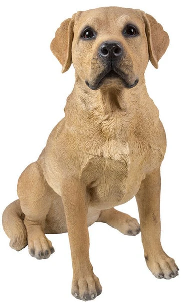 Golden Labrador Retriever Dog Statue