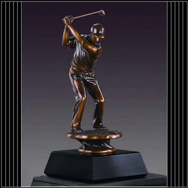 Golfer Male 10" High Sculpture