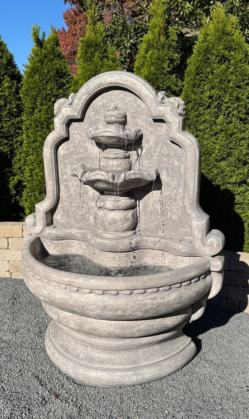 Grand Tier-relief Lavabo Wall Fountain 62" High - Image 2
