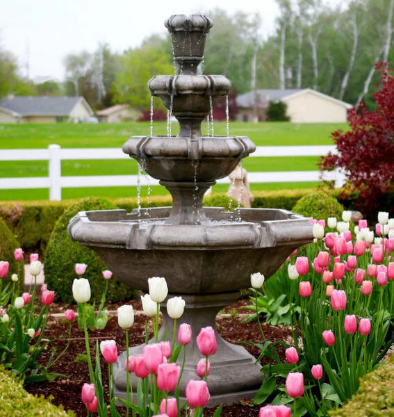 Grande Kensington Three Tier Fountain 74.5" High