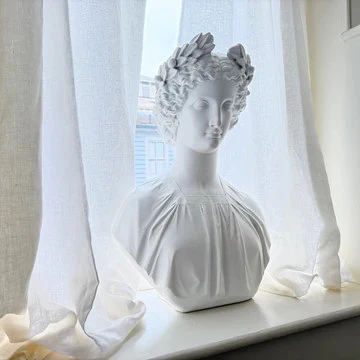 Grecian Amazon Woman Bust Sculpture - Image 2