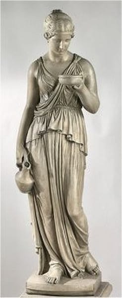 Hebe Sculpture 63.5" High Water Feature Life-Size Statue - Image 5