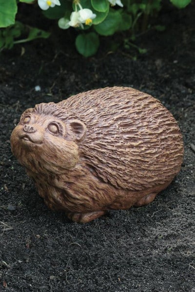 Hedgehog Garden Statue Cement