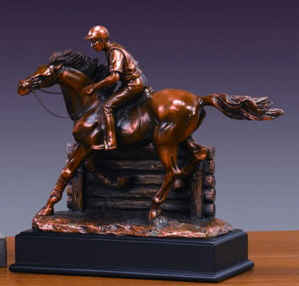 Horse and Jockey Competition Sculpture