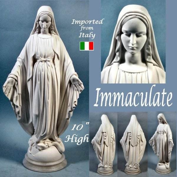 Immaculate Heart Of Mary Statue 10"