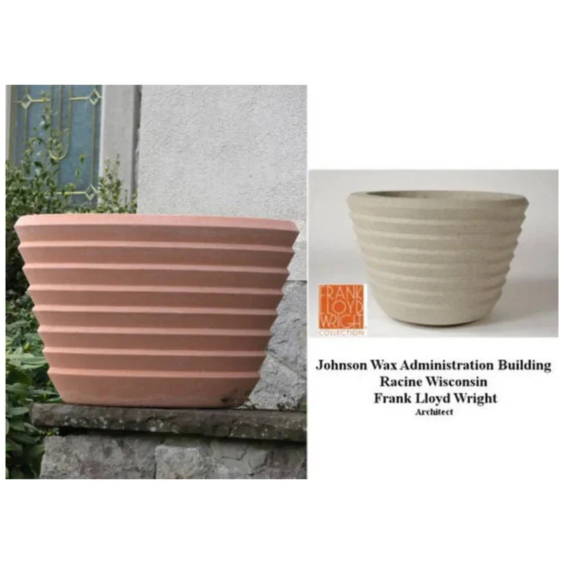 Johnson Wax Building Planter Large by Frank Lloyd Wright - Image 2