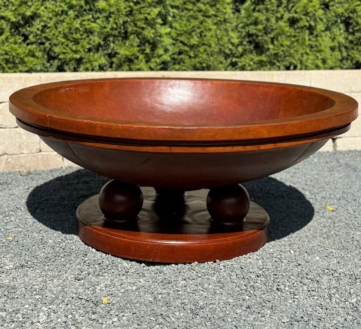 Large Low Sphere Bowl Planter 39.5" Diameter - Image 3