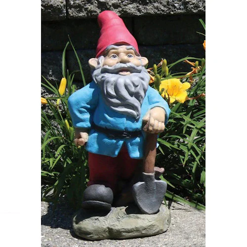 Lazy Daze Gnome with Shovel Statue 16" H - Image 2