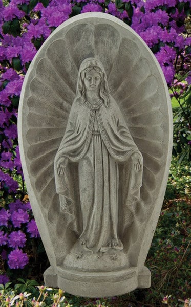 Madonna In Grotto Sculpture 26" High - Image 3