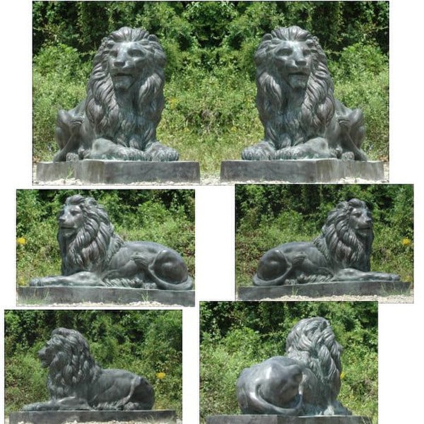 Majestic Guard Lions Pair