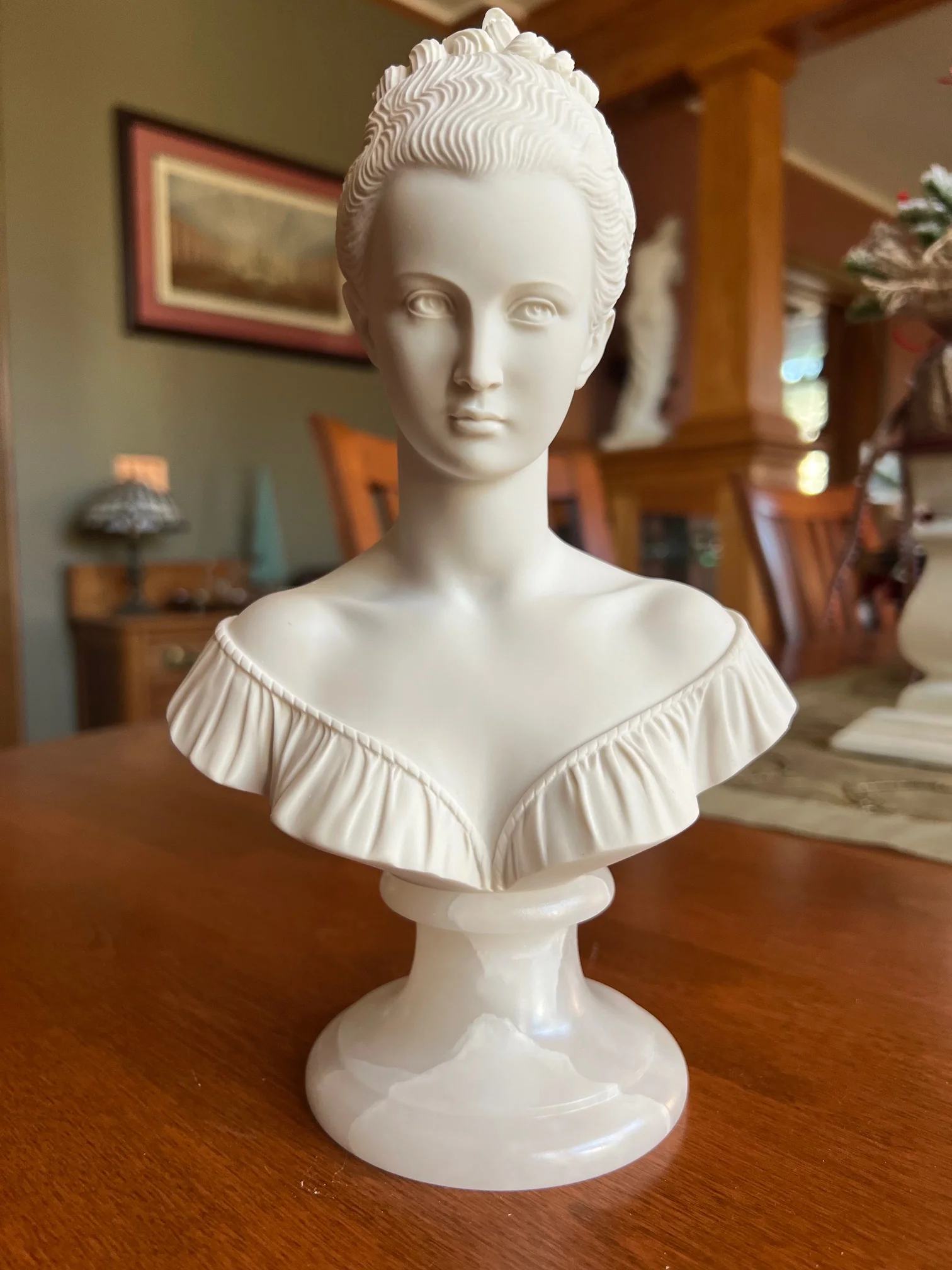 Manon Lescaut Literary Muse Bust 9" High Sculpture