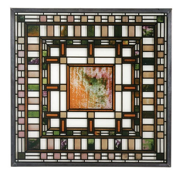 Martin House Laylight by Wright Glass Sculpture