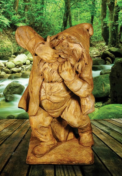Mischief Maker Garden Gnome Statue 24" High - Image 2
