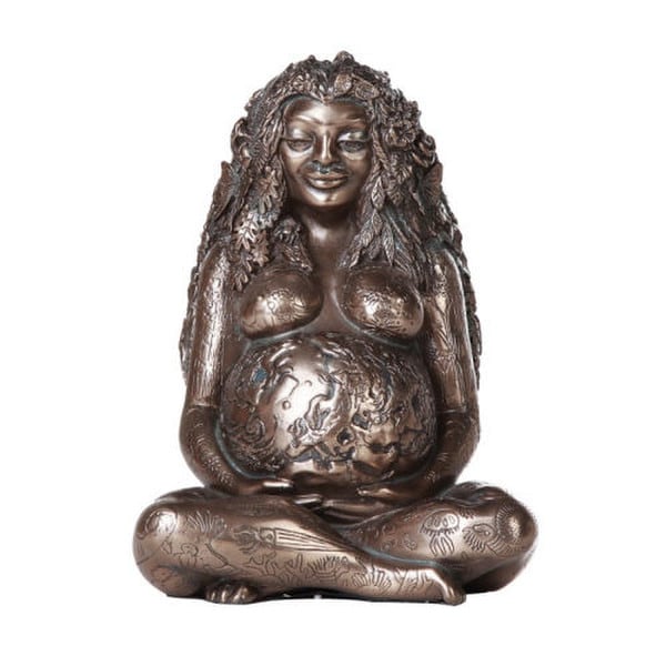 Mother Gaia Earth Statue Millennial Bronze