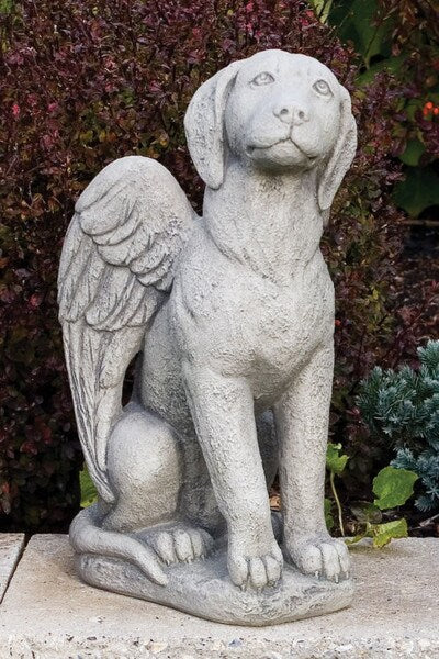 My Guardian Dog Angel Statue 17" High