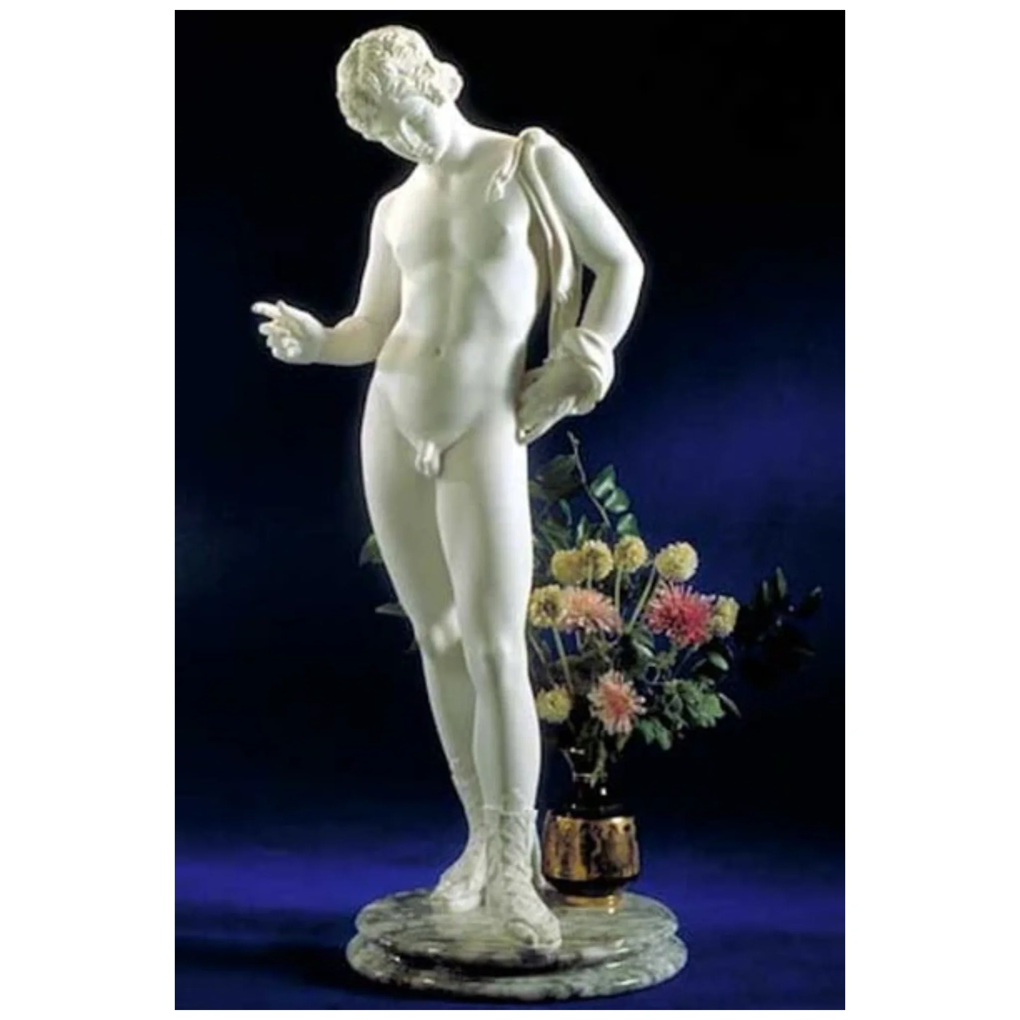 Narcissus found in Pompeii Sculpture