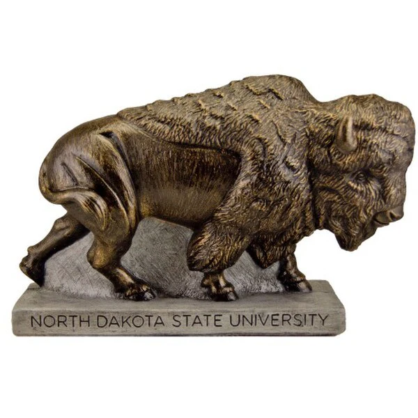 North Dakota State University Bison College Mascot Statue | Team Colors