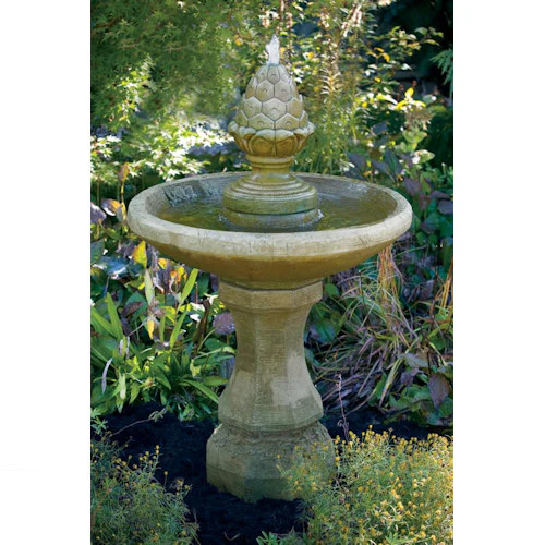 One Tier Roman Pinecone Fountain 43.5" H - Image 2