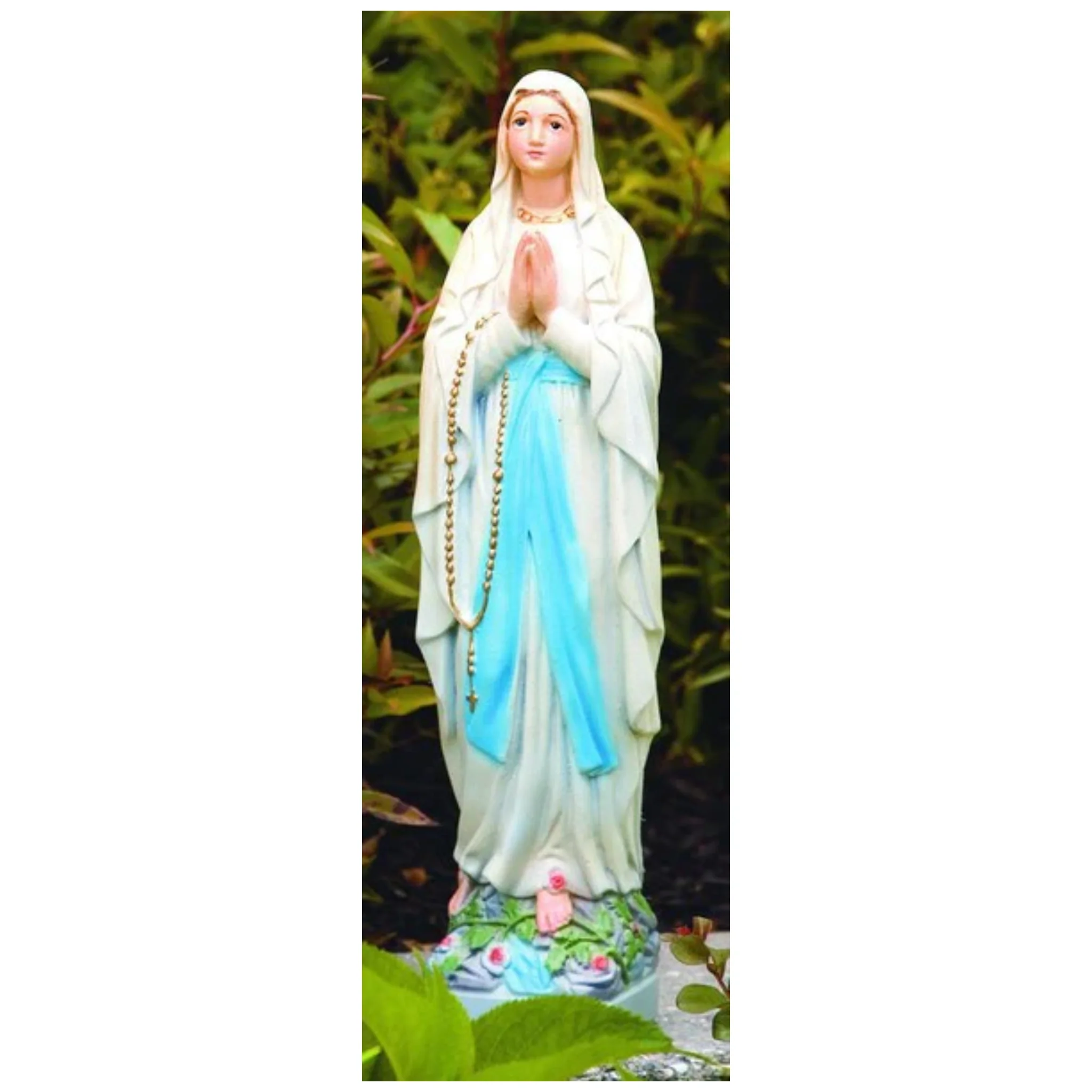 Our Lady Of Lourdes Statue 17.5" High