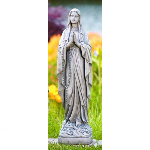 Our Lady Of Lourdes Statue 26.5" High - Image 2