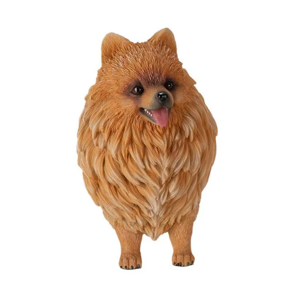 Pomeranian Dog Figurine Sculpture
