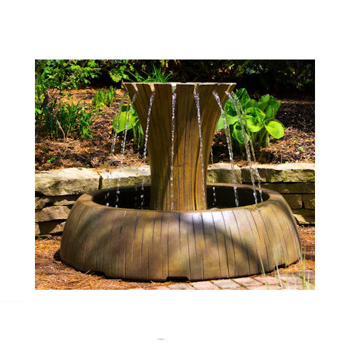 Radiance Channeled Spillways Garden Fountain 36" High