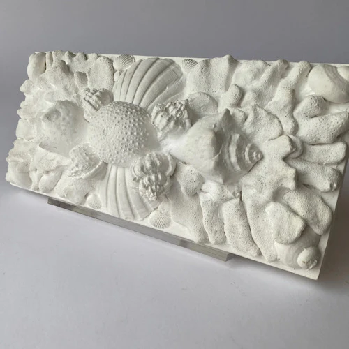 Sailor's Valentine Wall Plaque Sculpture