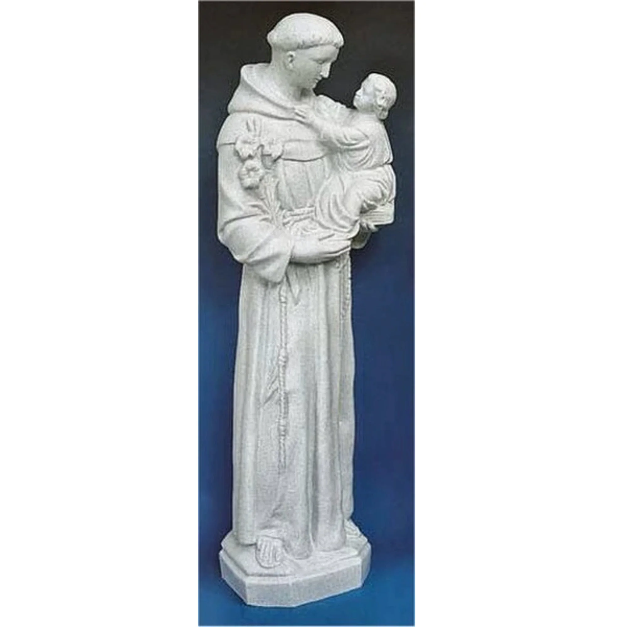 Saint Anthony White 24" High Statue