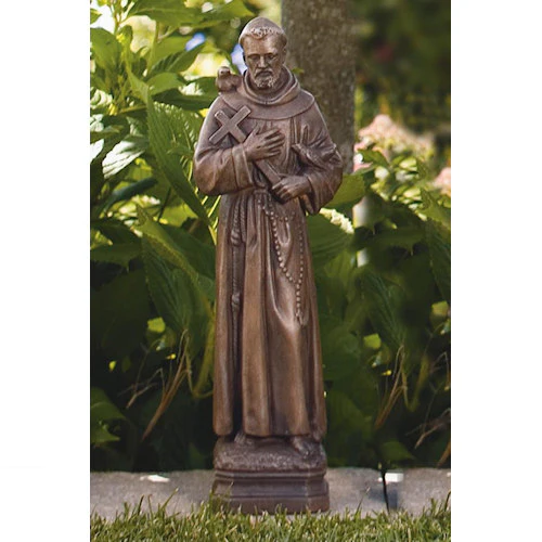 Saint Francis Sculpture 17" High - Image 2